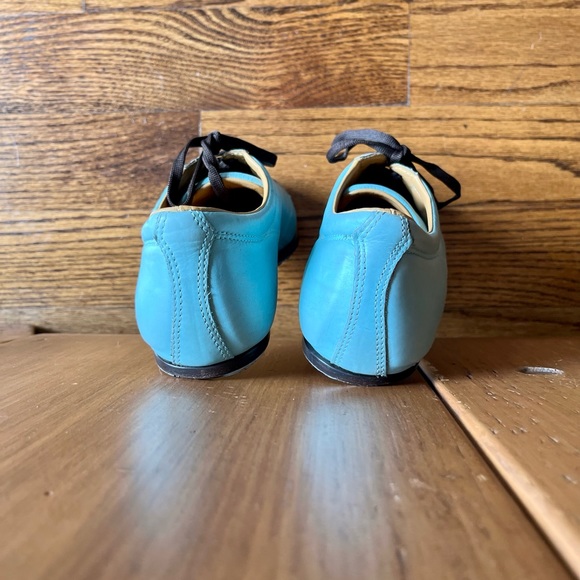 Bally Flavia Leather Sneakers, Turquoise, 7 - Picture 4 of 9